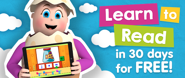 Learn to Read in 30 Days for FREE! The multi-award winning reading app for kids ages 2-13. Click here