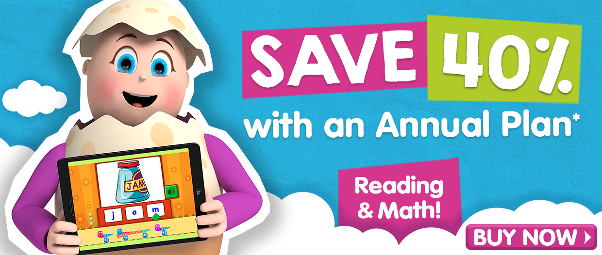 MASSIVE 40% OFF a 12-Month Subscription. Reading Eggs and Mathseeds. Includes up to 4 children. Claim Now